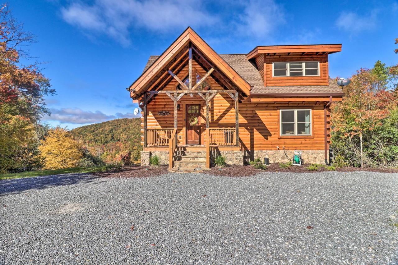 Hilltop Cabin On 5 Acres With Hot Tub And Waterfall! Bryson City Exterior photo